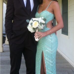 Elegant Mint Green Prom Dress